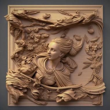 Patterns and decorations stl JAC J2 2 3d model